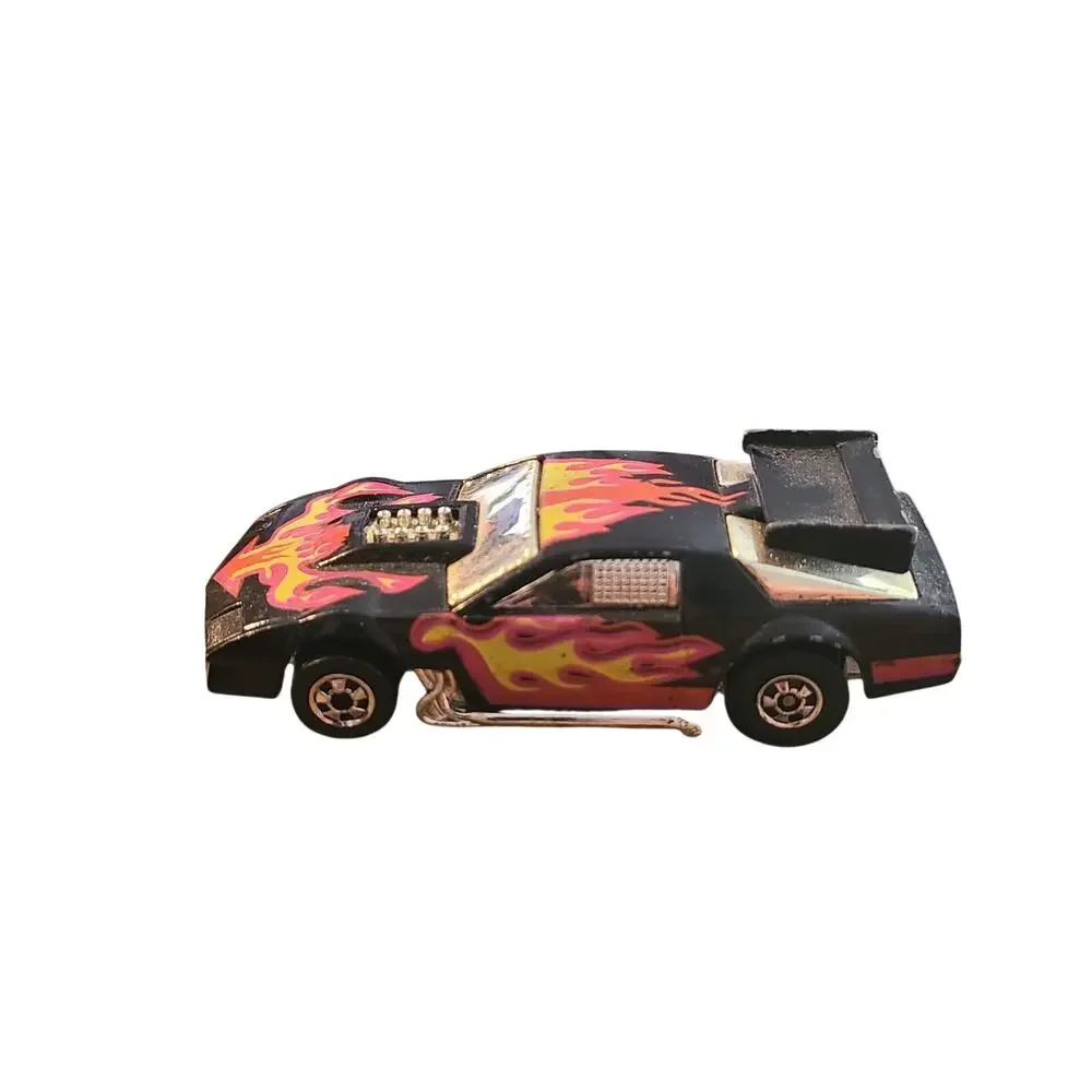 Hot Wheels Flip Outs Road Flipper Black BW Blackwall Hong Kong 1986 Blown Camaro